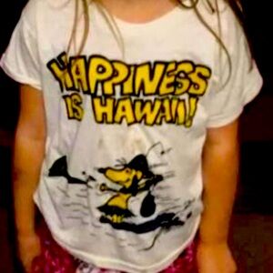 Original Authentic Vintage Hawaiian Snoopy T-Shirts